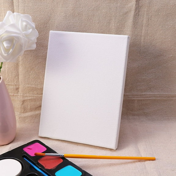 WRISTBIQUE 6Pcs White Canvas Panels for Artists Diy Drawing Painting Home Use 10x12in