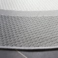 thumbnail image 3 of SAFAVIEH Martha Stewart Geometric Indoor/Outdoor Area Rug, Ivory/Charcoal, 6'7" x 6'7" Round, 3 of 5