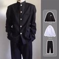 thumbnail image 4 of Ensemble Tunique Chinois Uniforme Scolaire Japonais Uniforme DK Garçons Rue Haute Costume Élégant Trois Pièces Rue Frite, 4 of 6