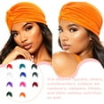 thumbnail image 2 of Bonnet Plissé Pré-Noué pour Femmes, Turban de Soleil, 2 of 7
