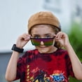 thumbnail image 4 of Gafas de Sol FEISEDY para Niños con Escudo Plano y Forma Cuadrada para Edades de 1 a 7 años B4061, 4 of 8