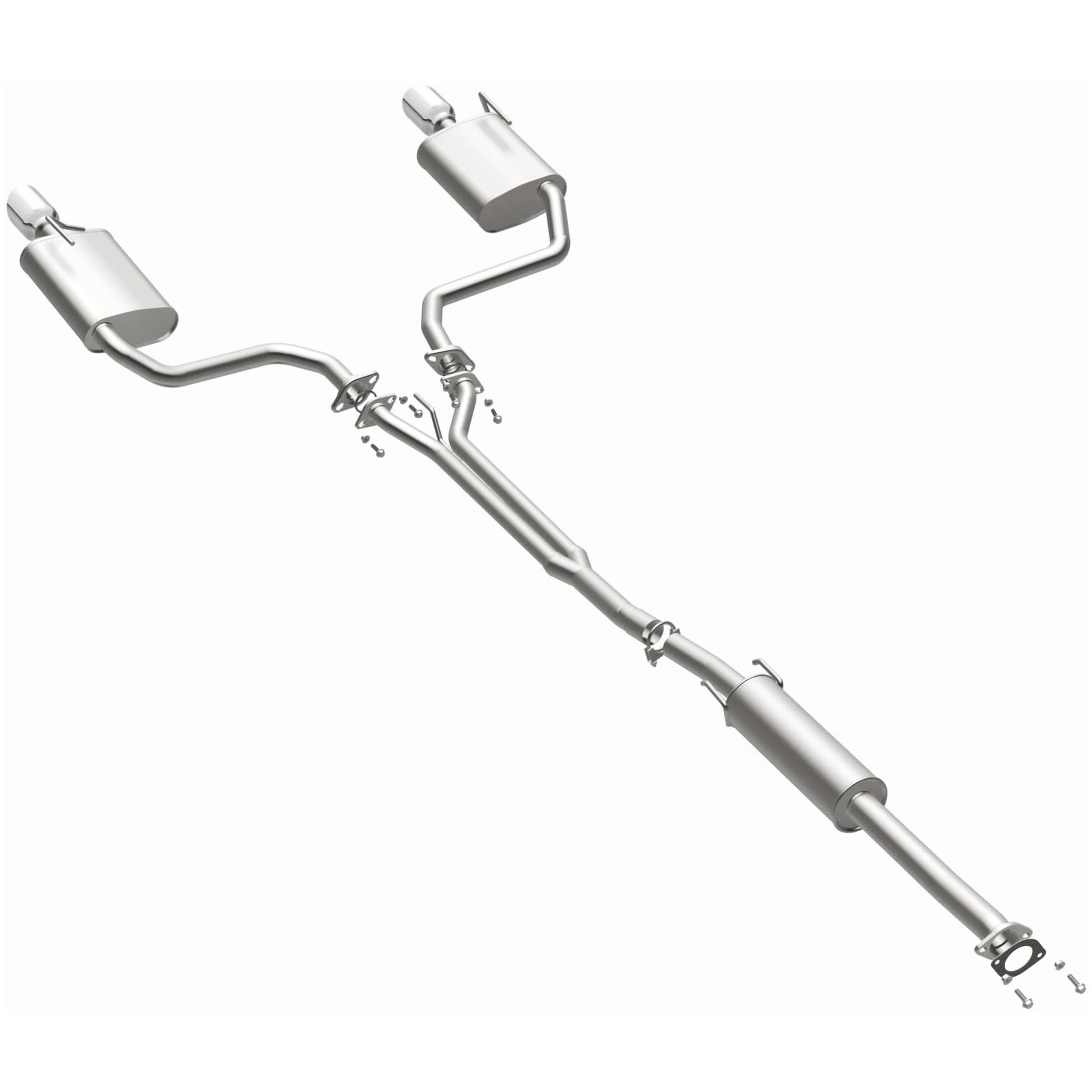 BRExhaust OE Replacement Exhaust System Kit 106-0167: Compatible with 2009-2017 Nissan Maxima 3.5L