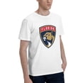 thumbnail image 2 of Florida Panthers Mode T-Shirt à Manches Courtes pour Hommes Blanc 3TG, 2 of 5