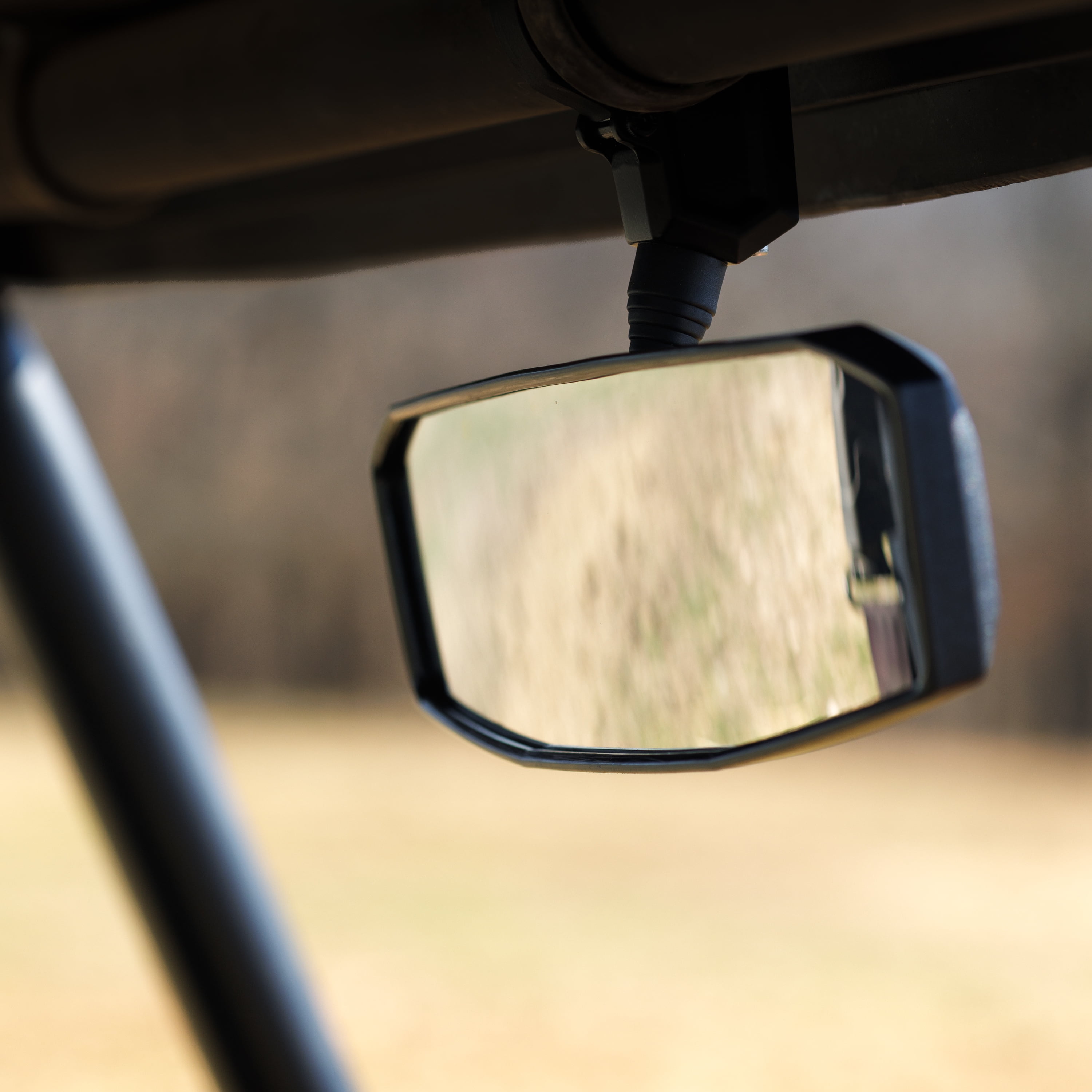 Auto Drive UTV Off-Road Rear View Mirror, Black, Utility Task Vehicle
