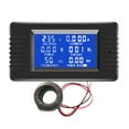 thumbnail image 1 of Almencla Current Voltage Amperage Panel Meter,LCD Digital Display Ammeter Voltmeter Closure CT, 1 of 8