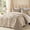 Khaki, variant on Flymme Twin Quilt Set Khaki ,Soft Bedspread Lightweight Bedding Coverlet for All Season - 2 Pieces (1 Quilt, 1 Pillow Sham)