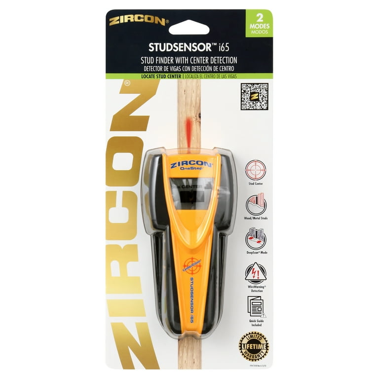 Zircon StudSensor i65 Center and Edge Finding Electronic Stud Finder Zircon StudSensor i65 Center and Edge Finding Electronic Stud Finder