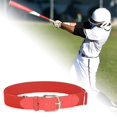 thumbnail image 3 of Langgg Baseball Belt Softball Belt Adjustable Unisex Waist Band Fine Workmanship Red, 3 of 9