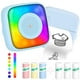 thumbnail image 1 of Impresora de pegatinas con 6 rollos de papel adhesivo, siete modos de iluminación de color para álbumes de recortes, viajes, notas, etiquetas y recordatorios. Compatible con iOS y Android., 1 of 5