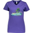 thumbnail image 3 of Inktastic Cozumel Mexico Vacation Cruise Women's V-Neck T-Shirt, 3 of 5