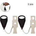 thumbnail image 2 of 2pcs Portable Door Lock Home Security, Upgraded Strong Multi Size Travel Lock For Additional Safety And Privacy, Solid Heavy Duty Lock, 2 of 5