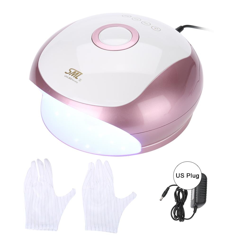 Mgaxyff Nail Dryer Machine, Phototherapy Machine,48W UV LED Nail Lamp Dryer Dual Light Source