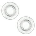 thumbnail image 6 of 2Pcs Exquisite Glass Plates Embossed Fruit Plates Transparent Dessert Plates, 6 of 8
