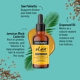 thumbnail image 4 of Aunt Jackie's Curls & Coils Elixir Essentials Saw Palmetto and Jamaican Black Castor Oil Hair and Scalp Oil, 2 fl oz, All Hair Types, 4 of 11