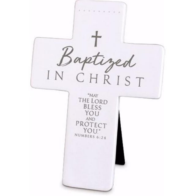 Lighthouse Christian Products 135515 Precious Occasions Cross - Baptized In Christ No.11267