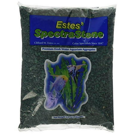 Spectrastone Special Green Aquarium Gravel For Freshwater Aquariums 5-Pound Bag (Pack of
