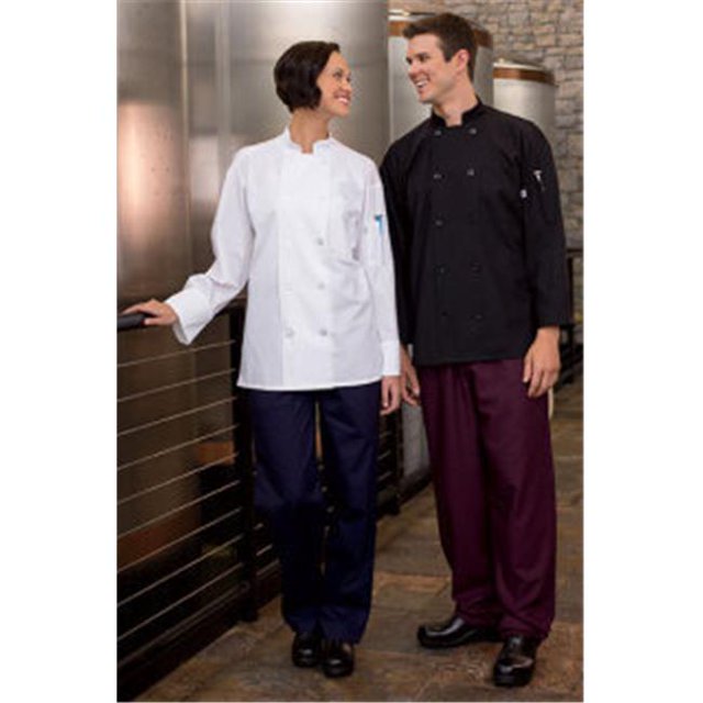 Vtex 0422-2506 Manteau en Popeline Classique Ls Mesh 5.25 Wht 2XL
