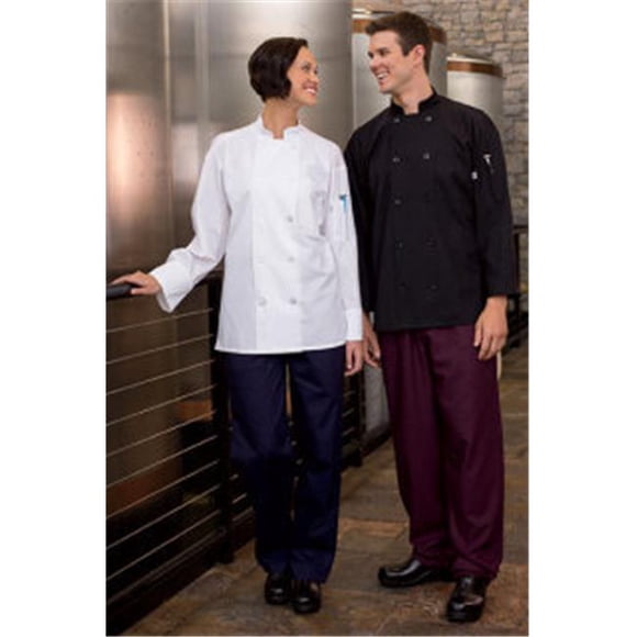 Vtex 0422-2506 Manteau en Popeline Classique Ls Mesh 5.25 Wht 2XL
