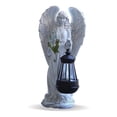 thumbnail image 1 of Figura Hadas Ehuebsd Lámpara Decorativa Estatua Ángel Solar Impermeable, 1 of 9