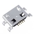 thumbnail image 1 of 10 x Conector mini USB hembra tipo B plateado de 5 pines para cargador, 1 of 4
