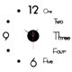 thumbnail image 3 of Reloj de pared DIY, kit de reloj de pared 3D con de silenciamiento de espejo moderno sin marco para el dormitorio de de Black_S, 3 of 6