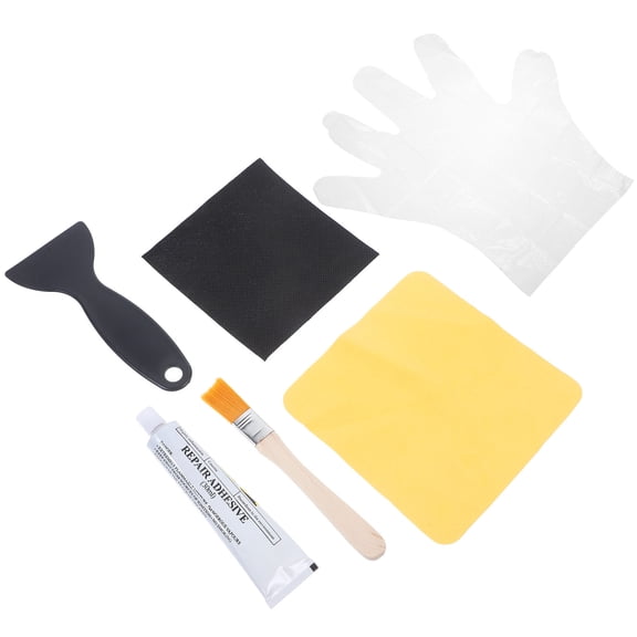 Raindrops Trampoline Repair Kit with Square Patches for Efficient DIY Fix Assorted Color NonWoven Fabrics 1 Set