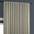 thumbnail image 5 of ZXNYH Faux Linen Room Darkening Curtains - 96 Inches Long Extra Wide Luxury Linen Curtains for Bedroom & Living Room (1 Panel), 100W X 96L, Birch, 5 of 8