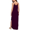 thumbnail image 4 of Robes d'Été pour Femmes 2023 Mode Femmes Décontracté Col en V Robes Unies Été Sans Manches Robe Pull Robes de Soirée pour Femmes Élégantes Élégantes en Solde, 4 of 6