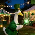 thumbnail image 7 of St. Patrick's Day Porch Goose Outfit Set - Winter-to-Spring Home Decor & Early St. Patrick's Prep, Holiday Decoration Suit for White Geese Dress for Home Decor (Goose Not Included), Green, 7 of 7