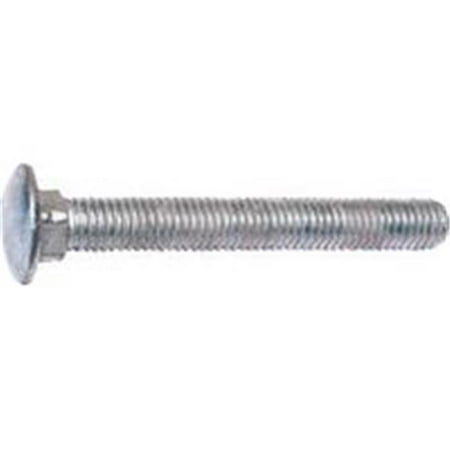 Bolt Carriage Galvanized 25 Pieces - Midwest 05525 Carriage Bolt, 1/2-13 x 5 in, Galvanized per BX 25