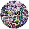 thumbnail image 2 of Pegatinas Descendants, vinilo impermeable, estilo anime, 50 unidades/lote, 2 of 4
