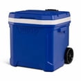 thumbnail image 5 of 60qt Rolling Cooler - Wheels, Retractable Handle, One-Hand Opening, 5 of 14