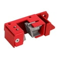 thumbnail image 1 of Breaker Lockout, High Strength Red Appearance Corrosion Resistance Circuit Breaker Lockout  For Construction Site, 1 of 8