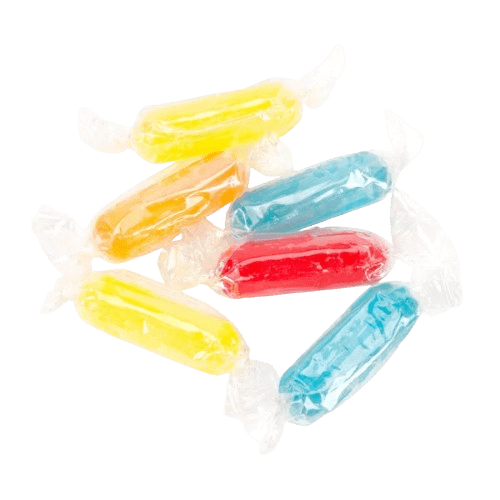 All City Candy Assorted Hard Candy Rods 2 lb. Bulk Bag