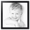 thumbnail image 2 of ArtToFrames 31" x 31" Matte Black with Beads Picture Frame, 31x31 inch Black Wood Poster Frame (WOM-4065), 2 of 8
