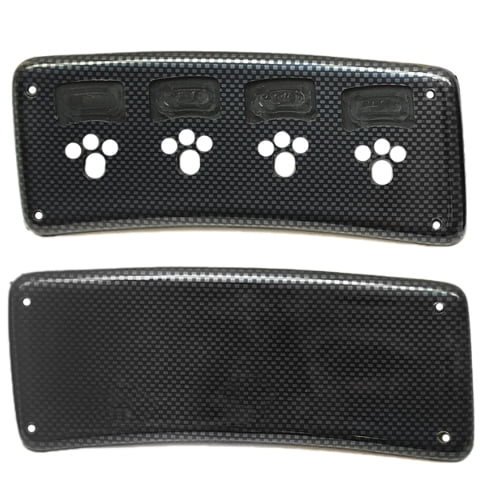 Malibu Boat Blank Panels | Carbon Fiber Plastic (Set of 2)