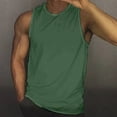 thumbnail image 2 of KPOPLK Mens Muscle Tank Tops Gym Workout Athletic Tank Top Summer Spring Solid Color Casual Sleeveless Cotton Tee Shirts Valentine'S Day s(AG,M), 2 of 8