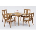 thumbnail image 4 of Grade-A Teak Dining Set: 4 Seater 5 Pc: And 4 Osborne Arm Chairs Outdoor Patio WholesaleTeak #51OS1104, 4 of 4