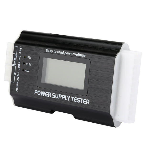 Probador de fuente de alimentación, Probador de fuente de alimentación de computadora Probador de fuente de alimentación de computadora Probador de fuente de alimentación con pantalla LCD De primera
