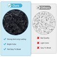 thumbnail image 4 of Tripumer 1 Pack 0.66 lb Black Shredded Paper Filler Crinkle Cut for Gift Wrapping Easter Boxes Baskets DIY Crafts, 4 of 6