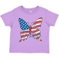 thumbnail image 3 of Inktastic Patriotic Butterfly Girls Toddler T-Shirt, 3 of 5