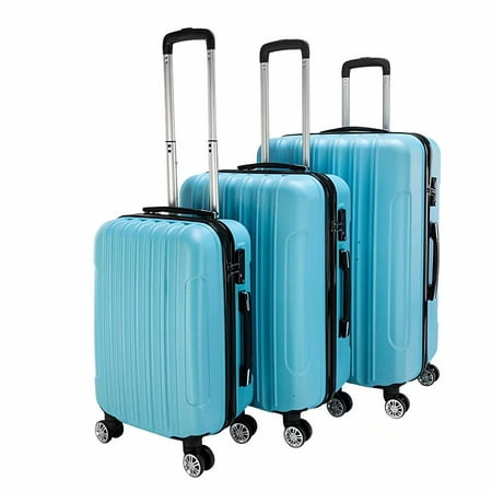3 PCS Luggage Set Expandable Hardside Lightweight Spinner (Best Deals On Luggage Sets)