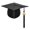 Black, variant on TOPTIE Unisex Kids Graduation Cap with 2026 Tassel and Charm for Preschool and Kindergarten