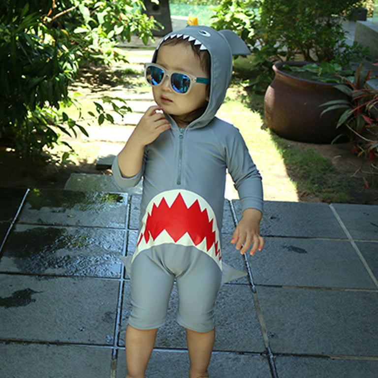 EGNMCR Boys One Piece Swimwear Rash Guard Swim Suits for Toddler Infant Baby  Boy Kids Bathing Suit Rash Guard Surfing Suit for 3-4 Years - Summer  Savings Clearance 