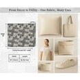thumbnail image 7 of Printed Cotton Canvas Fabric by Soimoi | Patchwork Design - Black | 56 Inch Wide | Sold by 10 Yard | Heavy Duty Craft & Upholstery Fabric, 7 of 7