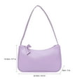thumbnail image 5 of Bolso Retro Para Axilas, Bolso De Mano Con Lazo Para Mujer, Bolso De Hombro De Cuero Pu Kearding AP006966-02, 5 of 5