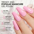 thumbnail image 5 of Gellen Gel Nail Polish Kit, 6 Colors Lavenders Series with Violet Lilac Rose Pink UV Gel Polish Set, Soak Off Nail Polish Set for Home DIY Nail Art, Gifts for Women, 5 of 12