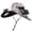 Grey, variant on Kcolen Mens Sun Hats Wide Brim Solar Powered Wide Brim Sun Hat with Built-in Fans for Outdoor Fishing Camping and Beach Activities UPF 50 