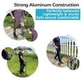thumbnail image 4 of AOHHL Quad Walking Cane Foldable Adjustable Portable Stick Men & Women and Seniors - Lightweight & Sturdy with 4-Pronged Base for Extra Stability Balance,Self Standing Gifts for mom Dad, 4 of 7