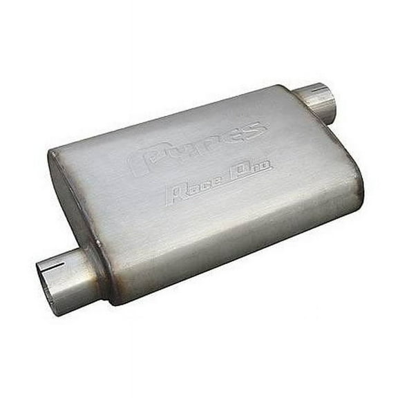 Pypes Performance Exhaust Race Muffler 3in Offset/Offset Each